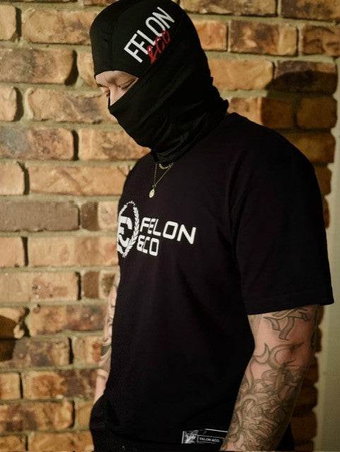 Caution Gold graphic hoodie